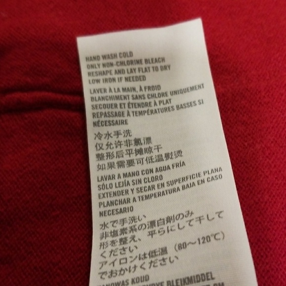 Hollister Womens/Juniors Sweater Red Button-Up Pockets size S GUC - Picture 8 of 8